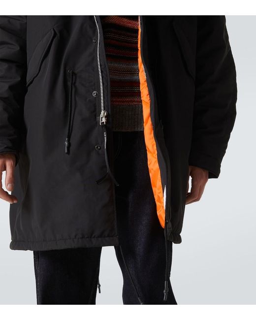 Junya Watanabe Blue X C.P. Company 3L Goggles Parka for men
