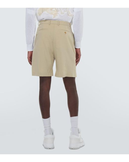 Amiri Natural Wool-Blend Bermuda Shorts for men