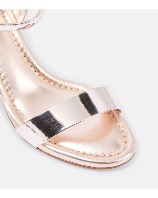 Christian Louboutin Pink Sandalen Miss Jane 55 Aus Leder