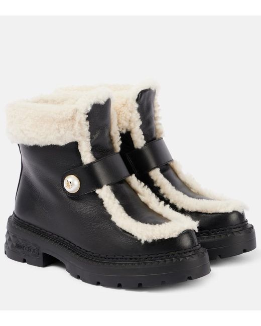 Stivaletti Shea di Jimmy Choo in Black