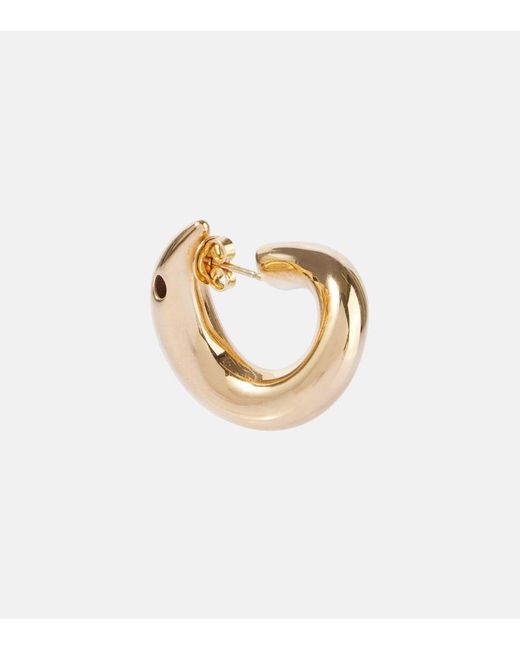 Bottega Veneta Metallic Sardine Earrings