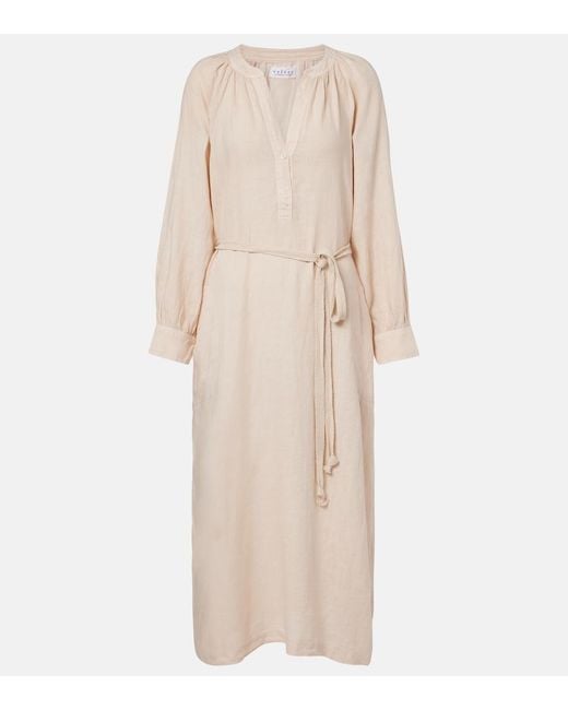 Velvet Natural Dakota Linen Maxi Dress