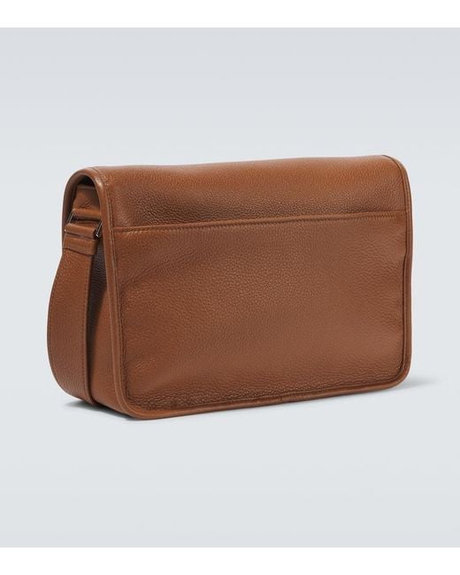 Prada Crossbody Bag Aus Leder in Brown für Herren