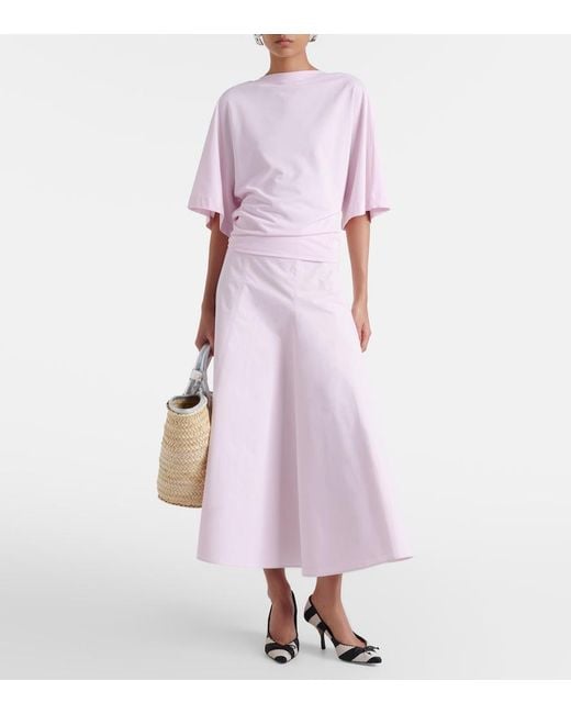 Jacquemus White Soli Small Croc-Effect Raffia Basket Bag
