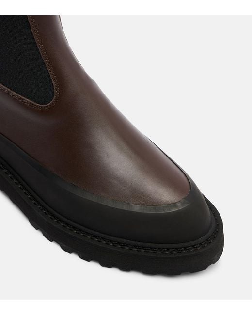 Le Monde Beryl Black Dolomite Leather Chelsea Boots