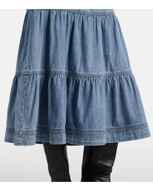 Gonna Midi Armida di Veronica Beard in Blue