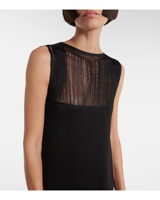 Abito Lungo Ruslan di Khaite in Black