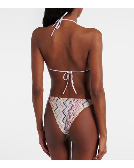 Missoni White Zigzag Bikini