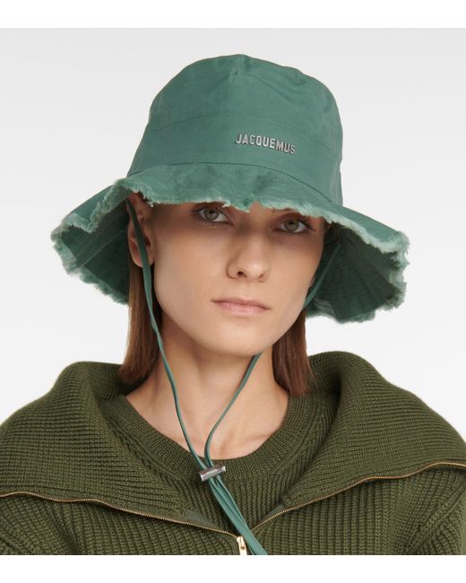 Jacquemus Le Bob Artichaut Bucket Hat in Green | Lyst