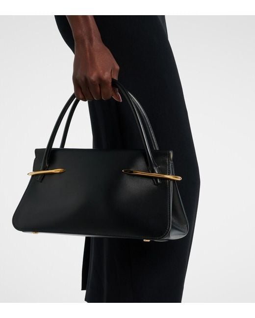 Givenchy Black Pinch Medium Leather Tote Bag