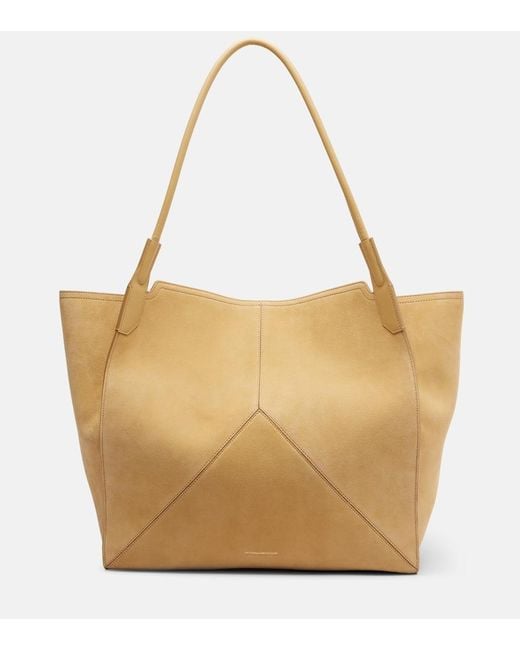 Victoria Beckham Natural Victoria Suede Tote Bag
