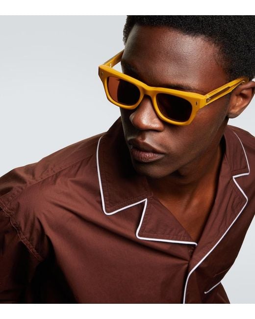 Jacques Marie Mage Brown Dealan 53 Square Sunglasses for men