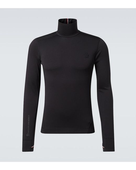 Top Da Sci High Performance di Moncler in Black da Uomo