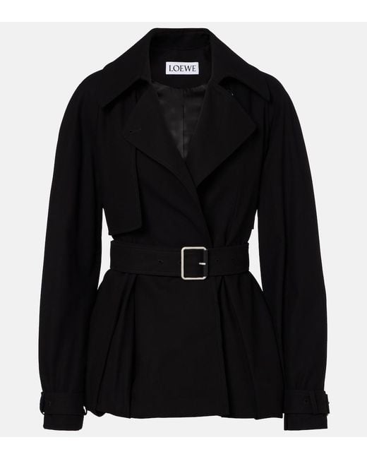Loewe Black Balloon Cotton Jacket