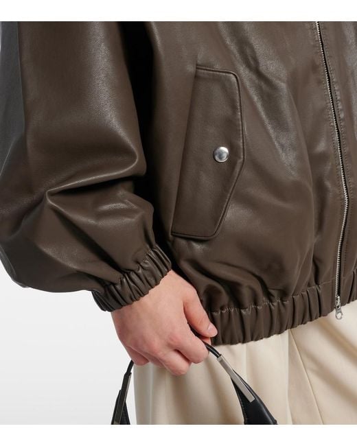 Frankie Shop Brown Senta Bomber Jacket