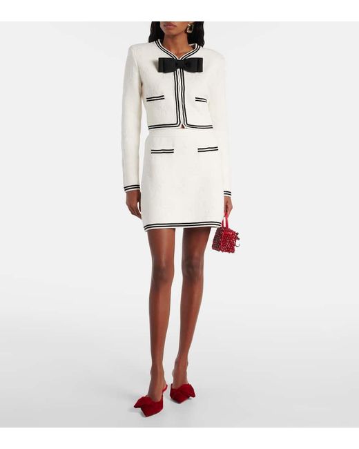 Short Skirts Self-Portrait en coloris White