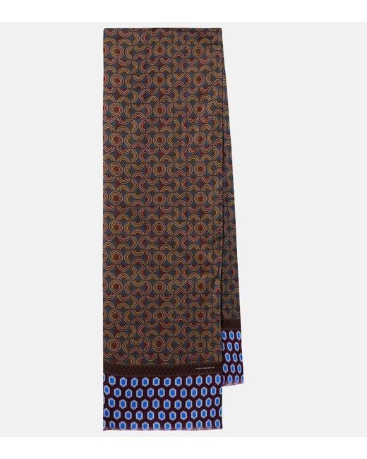 Panuelo Estampado Dries Van Noten de color Brown