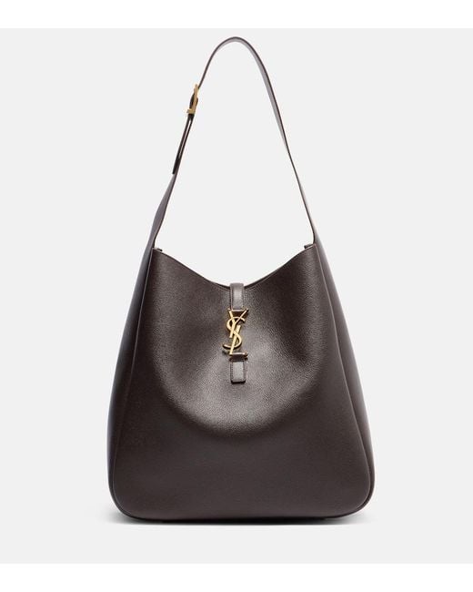 Saint Laurent Black Schultertasche Le 5 A 7 Supple Large Aus Leder