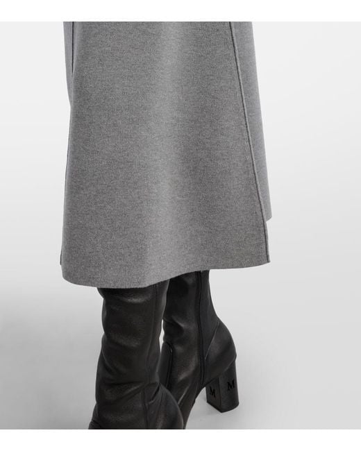 Max Mara Gray Midirock Vortice