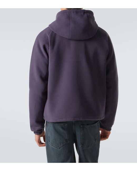 Prada Purple Hooded Jacket for men