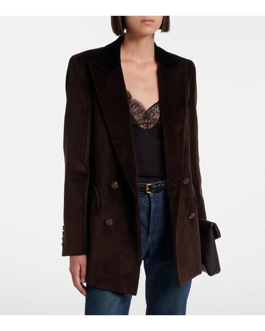 Blazé Milano Black Everyday Cotton Corduroy Blazer