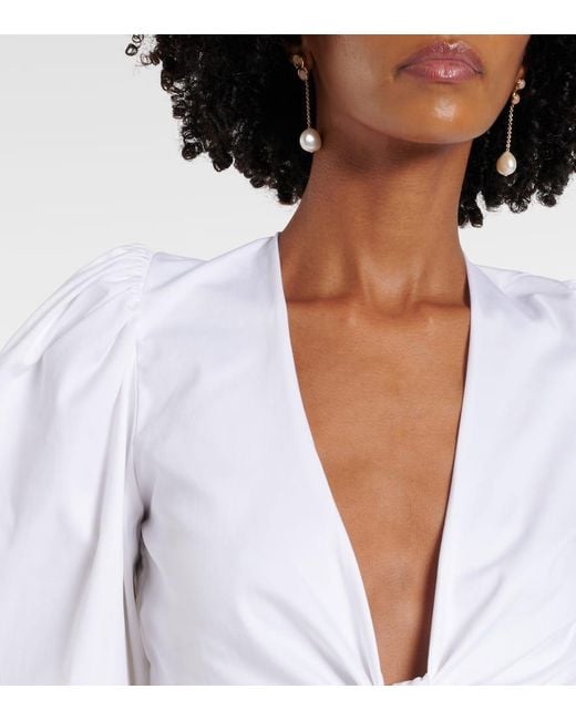 Top Cropped di Adriana Degreas in White