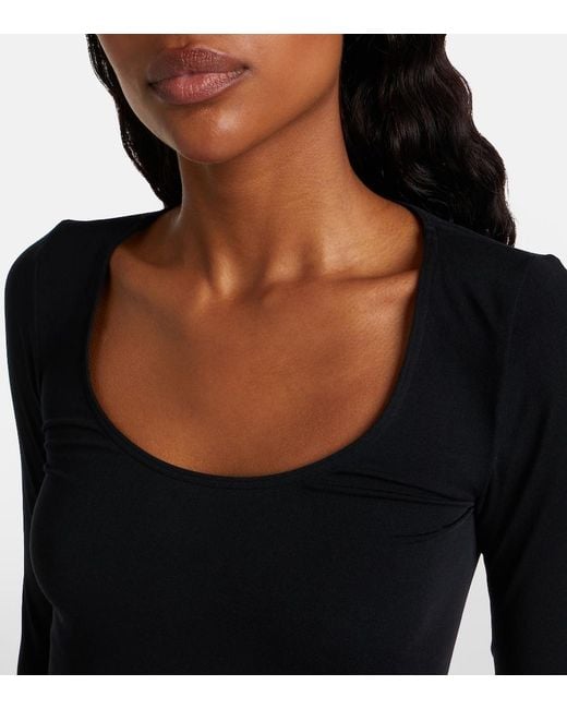 Wolford Black Tokyo Bodysuit