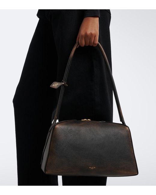 Alaïa Black Le Bouledogue Leather Shoulder Bag