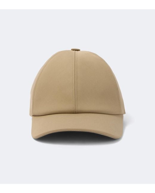 Fendi Natural Cotton Baseball Cap for men