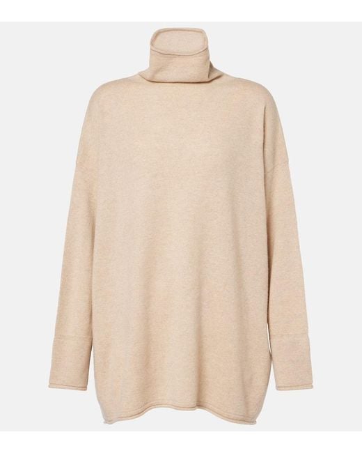 Max Mara Natural Rollkragenpullover Oder Aus Kaschmir