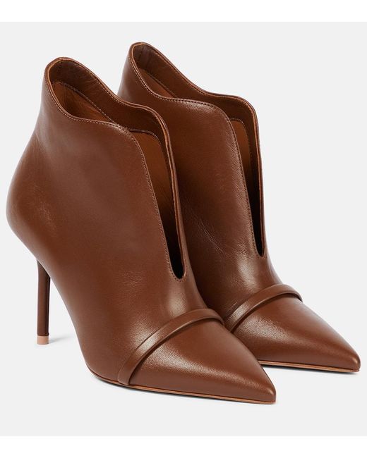 Malone Souliers Brown Cora Leather Ankle Boots