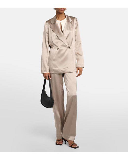 Joseph Natural Joubert Silk Satin Jacket