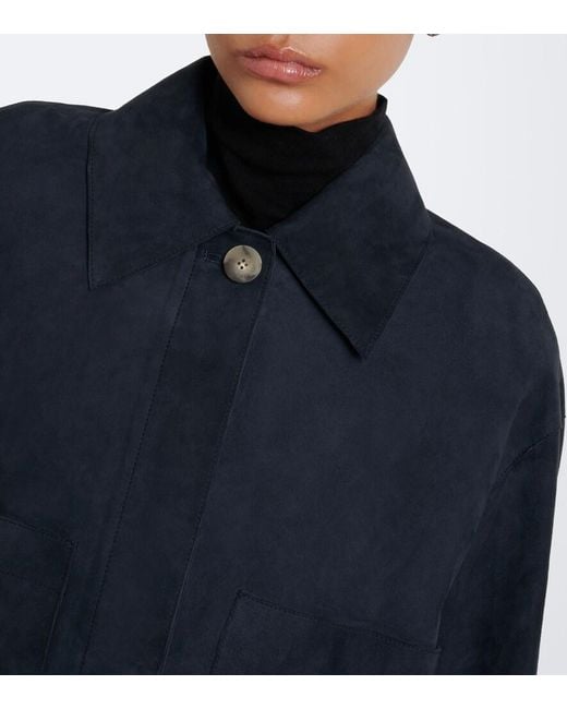 Joseph Blue Aitna Suede Jacket