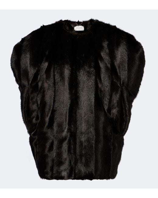Magda Butrym Black Oversized Vest