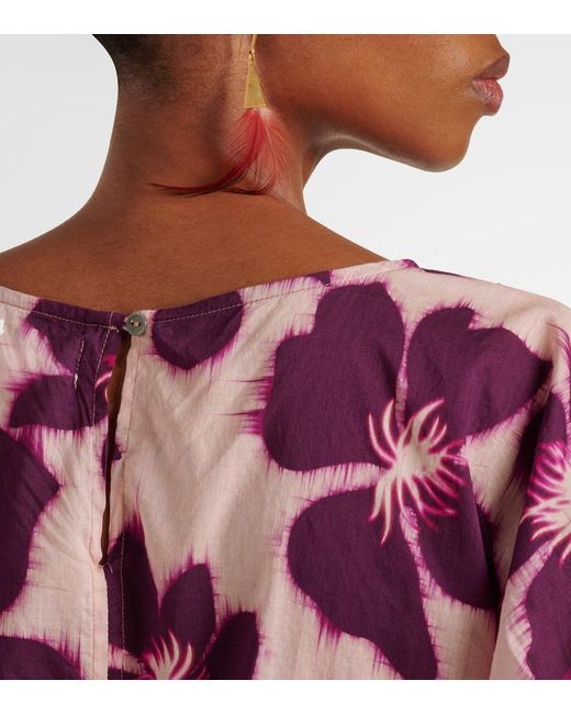 Velvet Pink Bluse Delilah Aus Baumwollpopeline