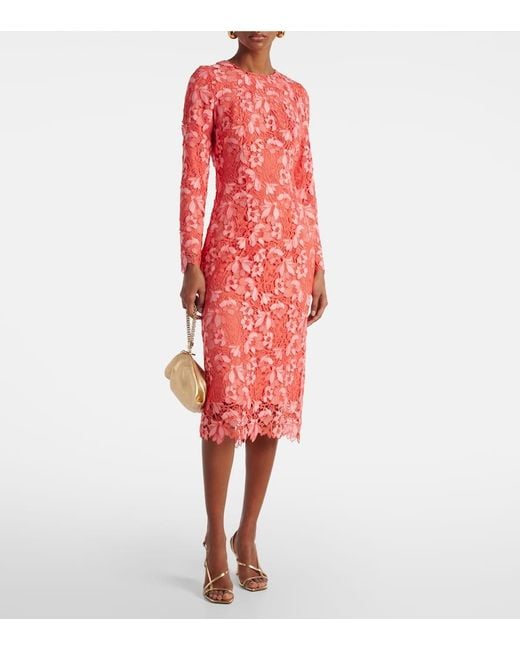 Monique Lhuillier Red Robe