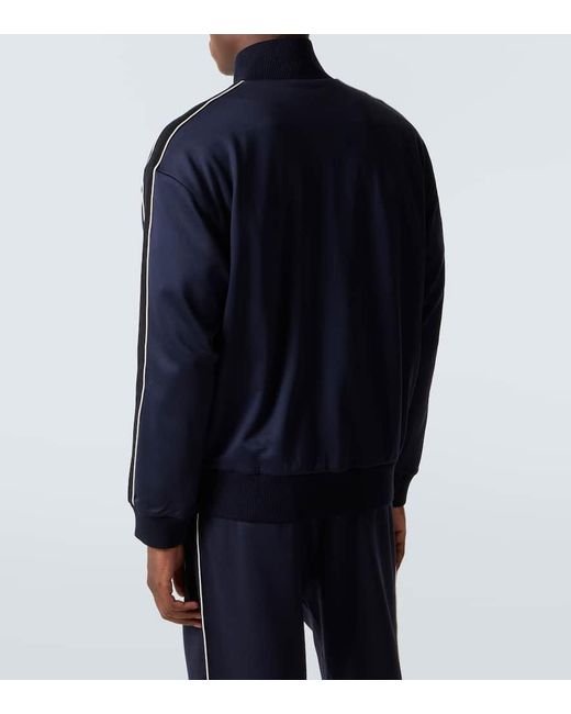Chaqueta Deportiva De Jersey Con Anagrama Loewe de hombre de color Blue