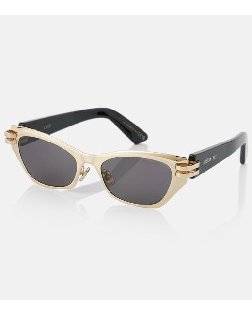 Dior Gray Cdior B3U Cat-Eye Sunglasses