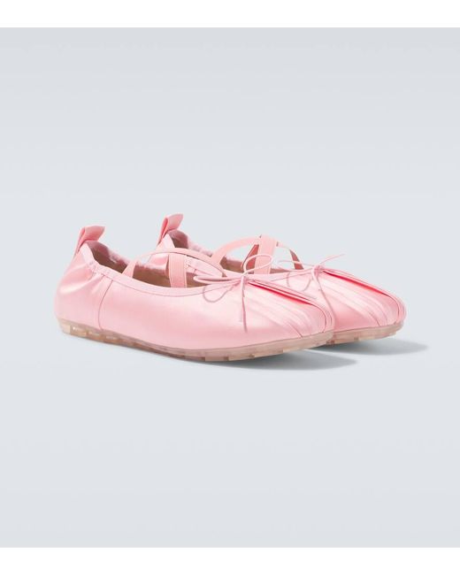 Simone Rocha Ballerinas Ballerina Grip in Pink für Herren
