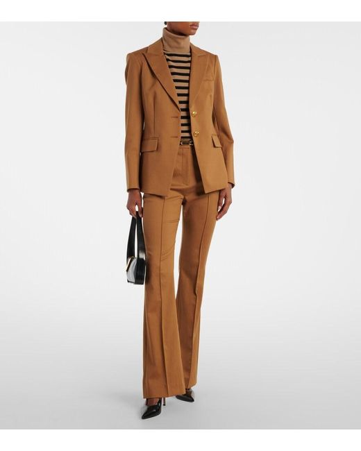 Veronica Beard Brown Izara Wool Blazer
