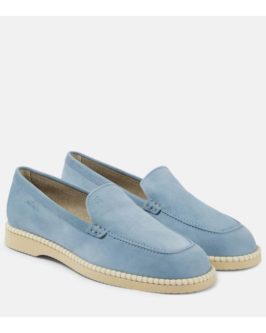 Mocasines H642 de ante Hogan de color Blue