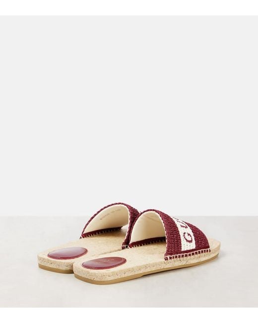 Sandali Espadrillas di Gucci in Brown