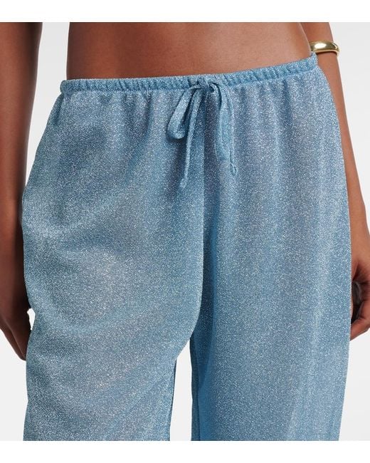 Oseree Blue Lumiere Balloon Pants