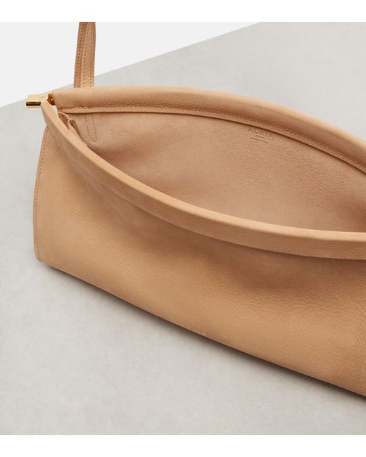 Alaïa Natural Le Click Medium Leather Shoulder Bag