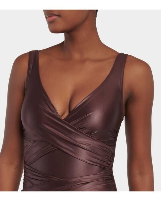 Maillot De Bain Basics Karla Colletto en coloris Purple