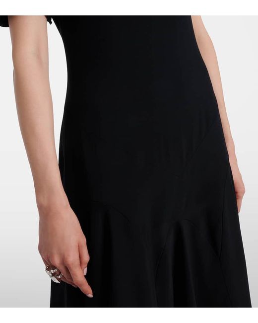 Alexander McQueen Black Midikleid