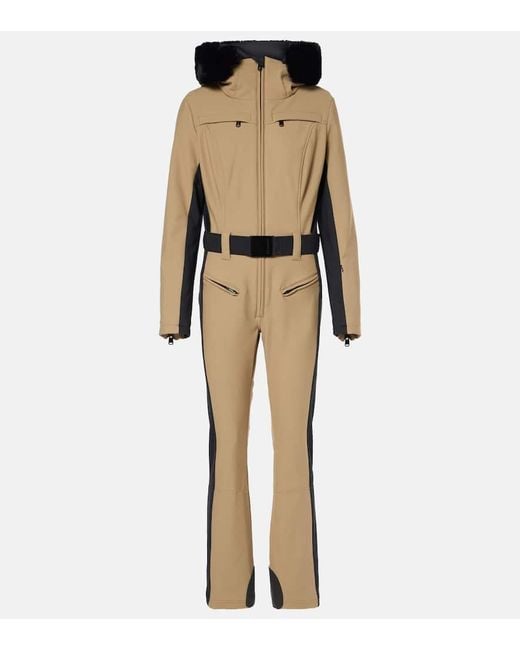 Goldbergh Natural Skianzug Parry Mit Faux Shearling