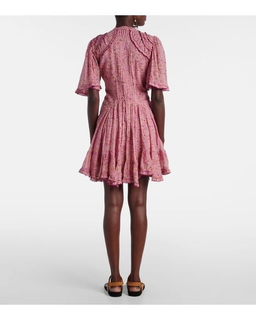 Abito Corto Celyn di Isabel Marant in Pink