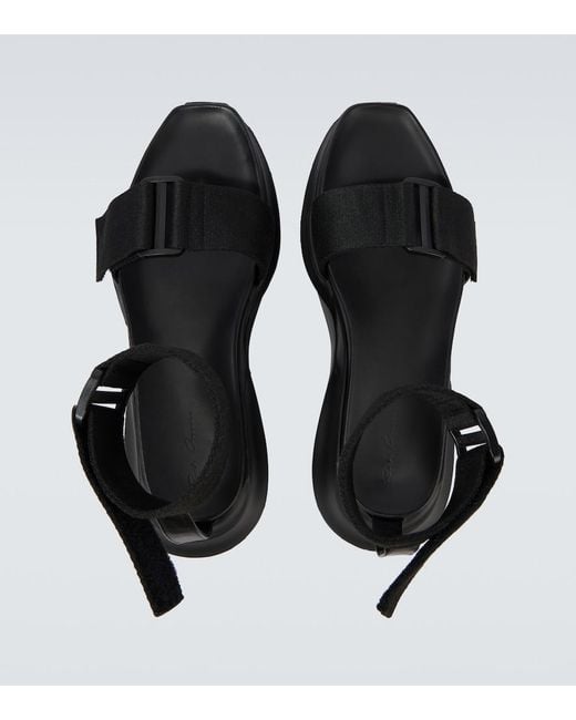 Rick Owens Black Geth Sandals for men