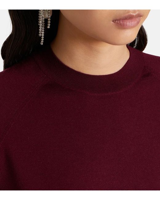 Dries Van Noten Red Wool Sweater